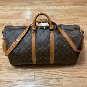 Louis Vuitton Keepall Bandouliere 55 (Authentic)